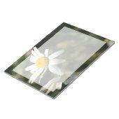 Wilde weiße Blume Notizblock (angewinkelt)