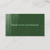 Wilde weiße Violette Elegante Business Card Visitenkarte (Rückseite)