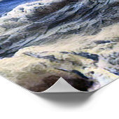 Wilde Wellen am Ozean - Poster (Ecke)