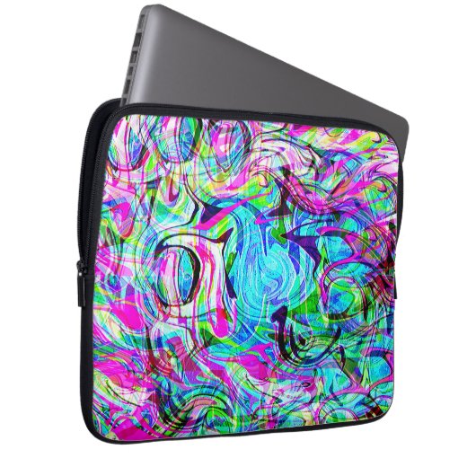 Wilde Wellen....... Laptopschutzhülle (Vorne Rechts)