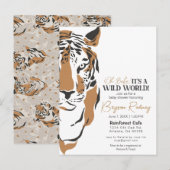 wilde Welt Dschungeliger Junge Dusche einladen Postkarte (Vorne/Hinten)