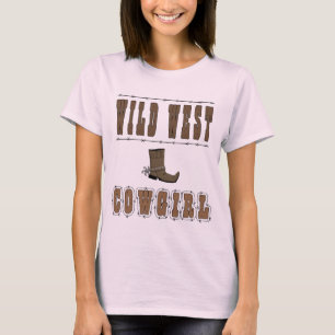 Wilde Westcowgirl-Art T-Shirt