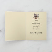 Wilde Western Pferde Geburtstag Muttertier Karte (Innenseite)