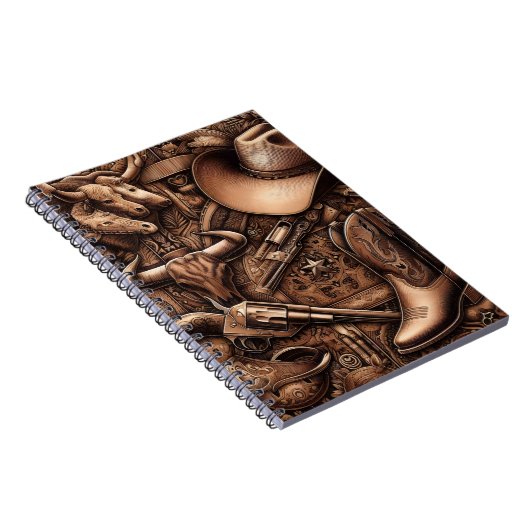 Wilde Westschätze Notizblock (Rechte Seite)