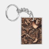 Wilde Westschätze Schlüsselanhänger (Vorderseite links)