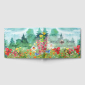 Wilde Wiese | Hochzeiten von Wildblumen Gästebuch (Voll)