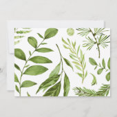 Wilde Wiese Personalisiert Stationery Flat Card Mitteilungskarte (Rückseite)