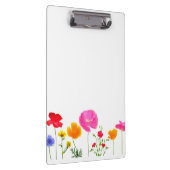 wilde Wiesen-Blumen Klemmbrett (Rechts)