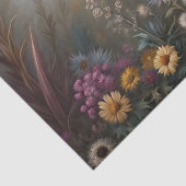 Wilde Wiesen Distel Florale Decoupage Seidenpapier (Ausschnitt)