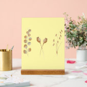 Wilde Wiesen ernten Acrylschild (Hochzeit)