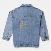 Wilde Wiesen ernten Jeansjacke (Rückseite)