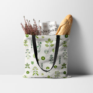Wilde Wiesen-Kräuter-Grün Tasche