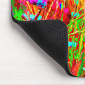 Wilde Wiesenblüte im Pop Art Style Mousepad (Ecke)