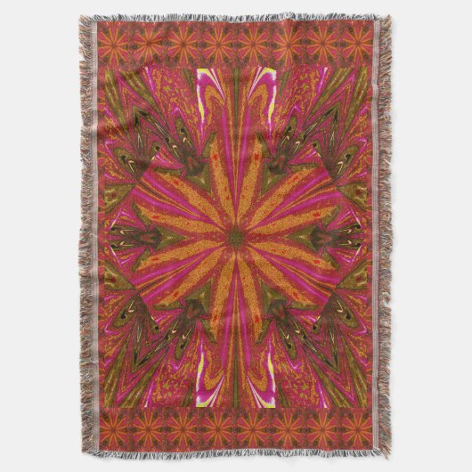 Wilde Wildblumen 12 Decke (Vorderseite Vertikal)