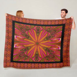 Wilde Wildblumen 12 Fleecedecke