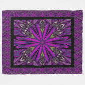 Wilde Wildblumen 13 Fleecedecke (Vorderseite (Horizontal))