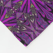 Wilde Wildblumen 13 Fleecedecke (Ecke)