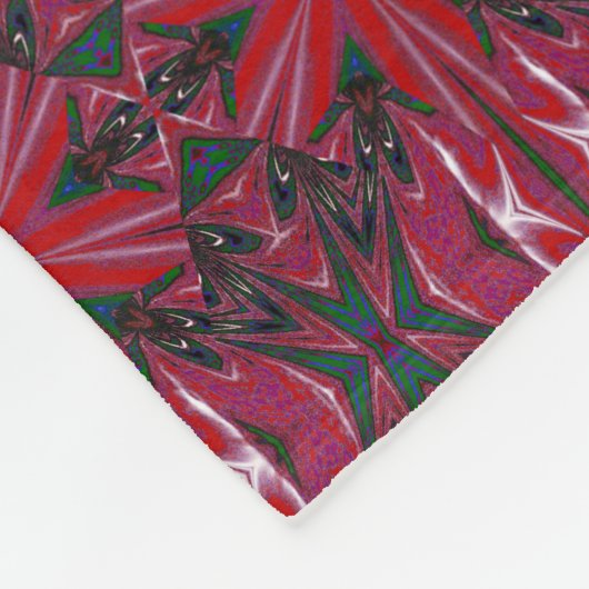 Wilde Wildblumen 14 Fleecedecke (Ecke)