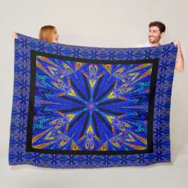 Wilde Wildblumen 15 Fleecedecke