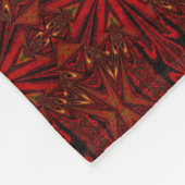 Wilde Wildblumen 16 Fleecedecke (Ecke)