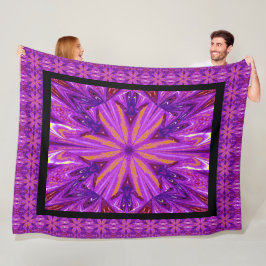 Wilde Wildblumen 17 Fleecedecke