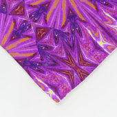 Wilde Wildblumen 17 Fleecedecke (Ecke)