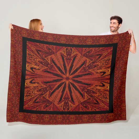 Wilde Wildblumen 19 Fleecedecke (Beispiel)