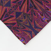 Wilde Wildblumen 21 Fleecedecke (Ecke)