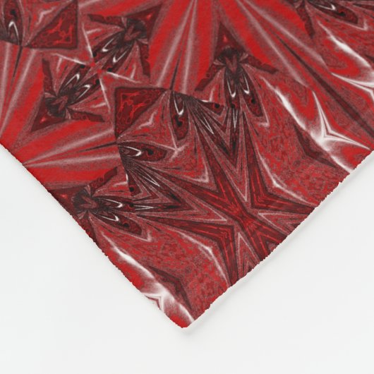 Wilde Wildblumen 22 Fleecedecke (Ecke)