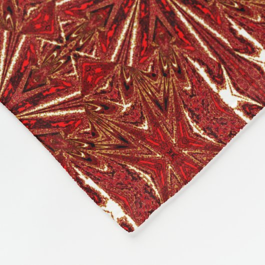 Wilde Wildblumen 27 Fleecedecke (Ecke)