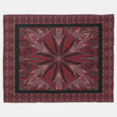 Wilde Wildblumen 28 Fleecedecke (Vorderseite (Horizontal))