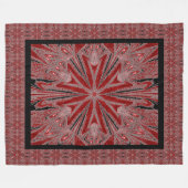 Wilde Wildblumen 29 Fleecedecke (Vorderseite (Horizontal))