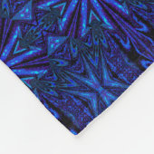 Wilde Wildblumen 31 Fleecedecke (Ecke)