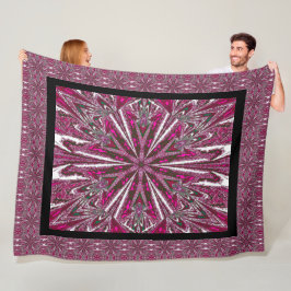 Wilde Wildblumen 34 Fleecedecke