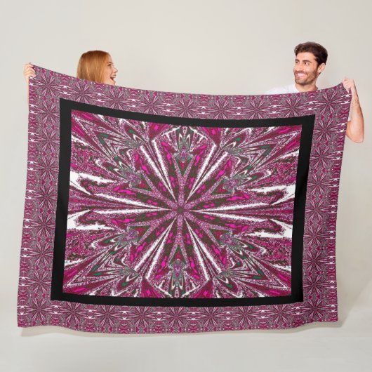 Wilde Wildblumen 34 Fleecedecke (Beispiel)