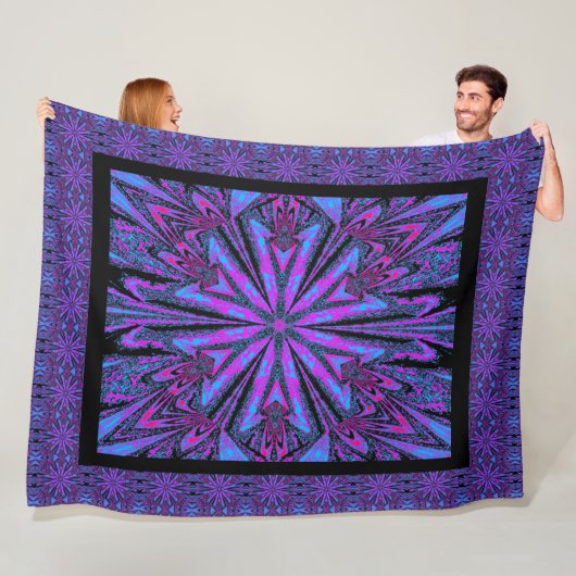 Wilde Wildblumen 35 Fleecedecke (Beispiel)