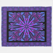 Wilde Wildblumen 35 Fleecedecke (Vorderseite (Horizontal))