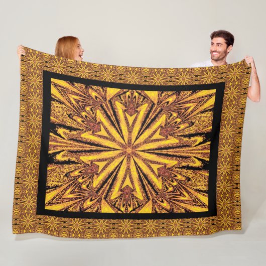 Wilde Wildblumen 6 Fleecedecke (Beispiel)