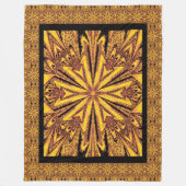 Wilde Wildblumen 6 Fleecedecke (Vorderseite)