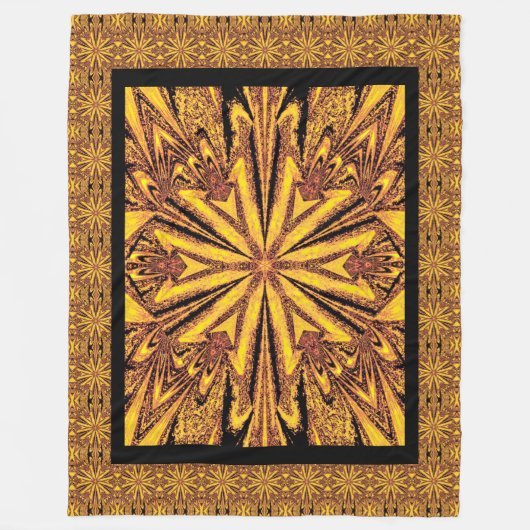 Wilde Wildblumen 6 Fleecedecke (Vorderseite)