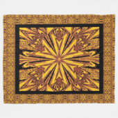 Wilde Wildblumen 6 Fleecedecke (Vorderseite (Horizontal))