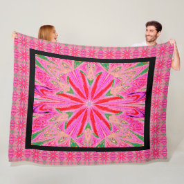 Wilde Wildblumen 8 Fleecedecke