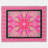 Wilde Wildblumen 8 Fleecedecke (Vorderseite (Horizontal))