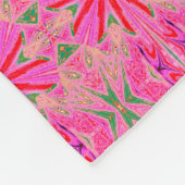 Wilde Wildblumen 8 Fleecedecke (Ecke)