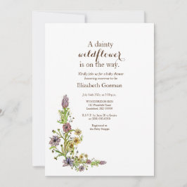 Wilde Wildblumen Einladung