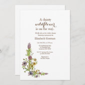 Wilde Wildblumen Einladung (Vorne/Hinten)