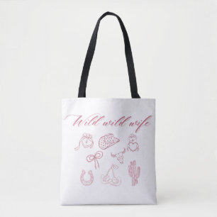 Wilde Wilde Frau Design   Western Groovy Cowgirl Tasche