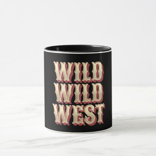 Wilde Wilde Westen Tasse (Zentrum)