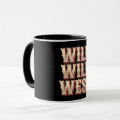 Wilde Wilde Westen Tasse (Vorderseite Links)