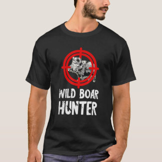 Wilde Wildschweine Jäger Rotes Zielwild Wildschwei T-Shirt